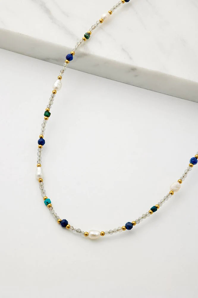 Zafino Monique Necklace- Navy