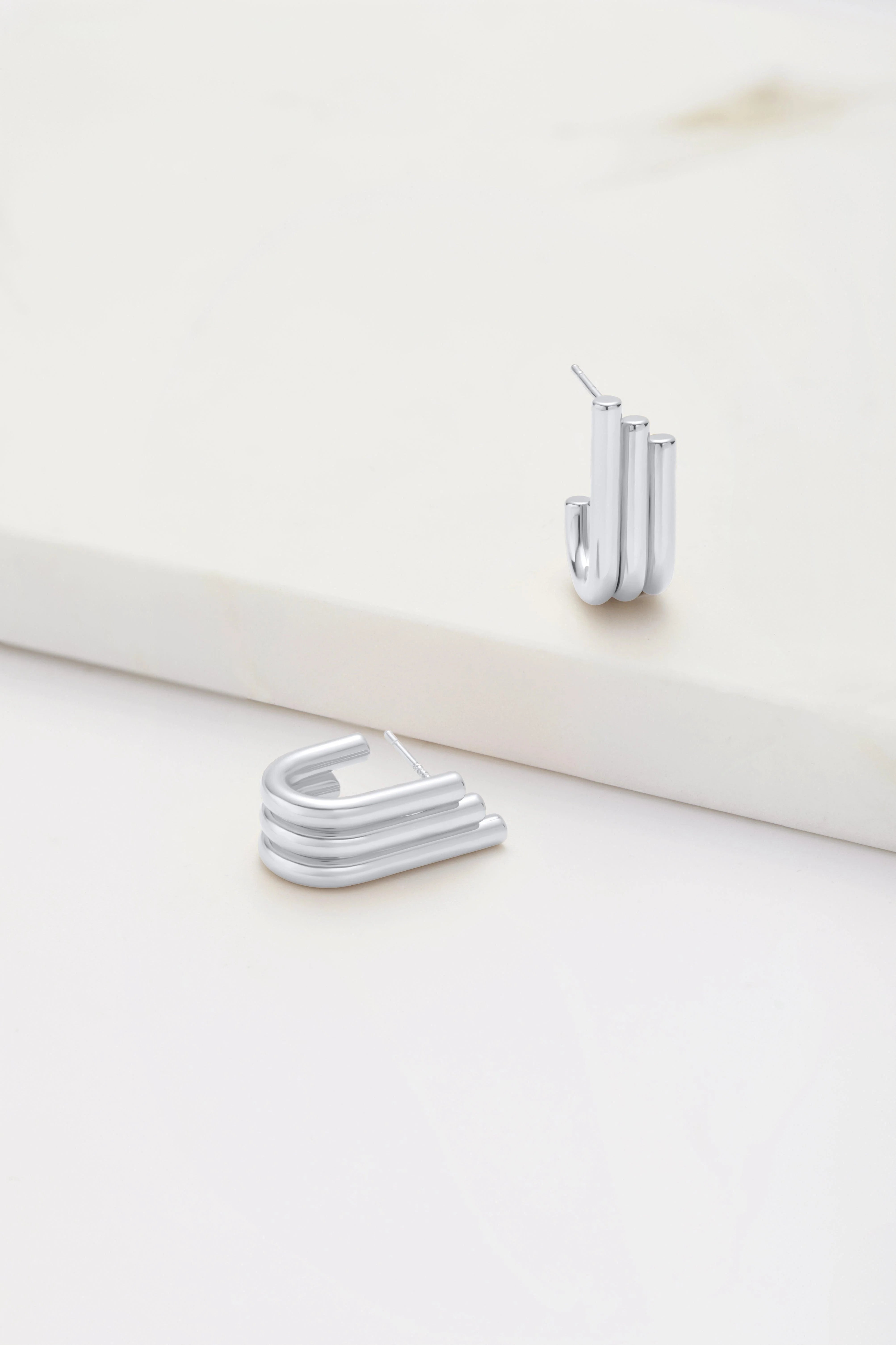Zafino Elly Hoop- Silver