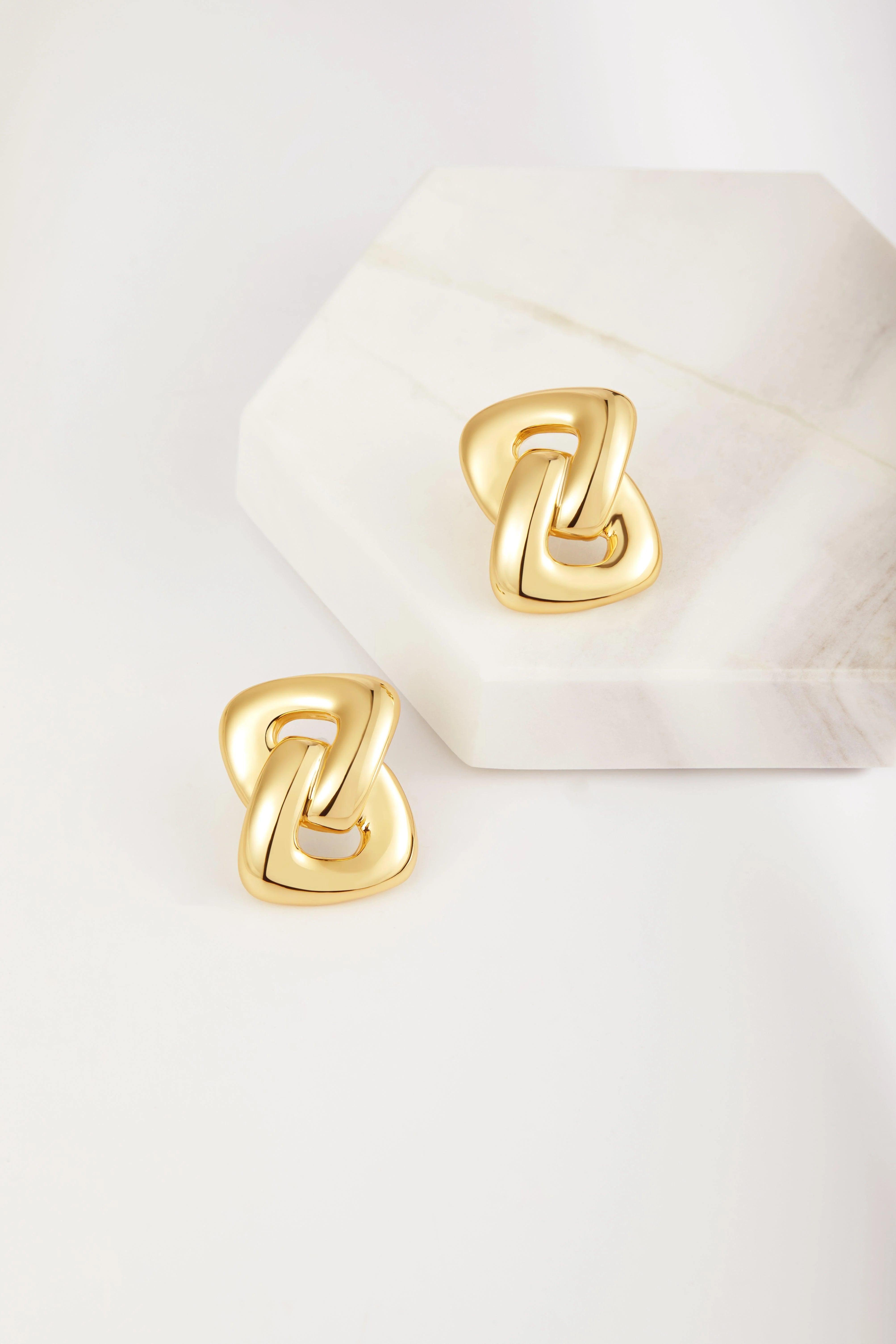 Zafino Diana Earrings- Gold