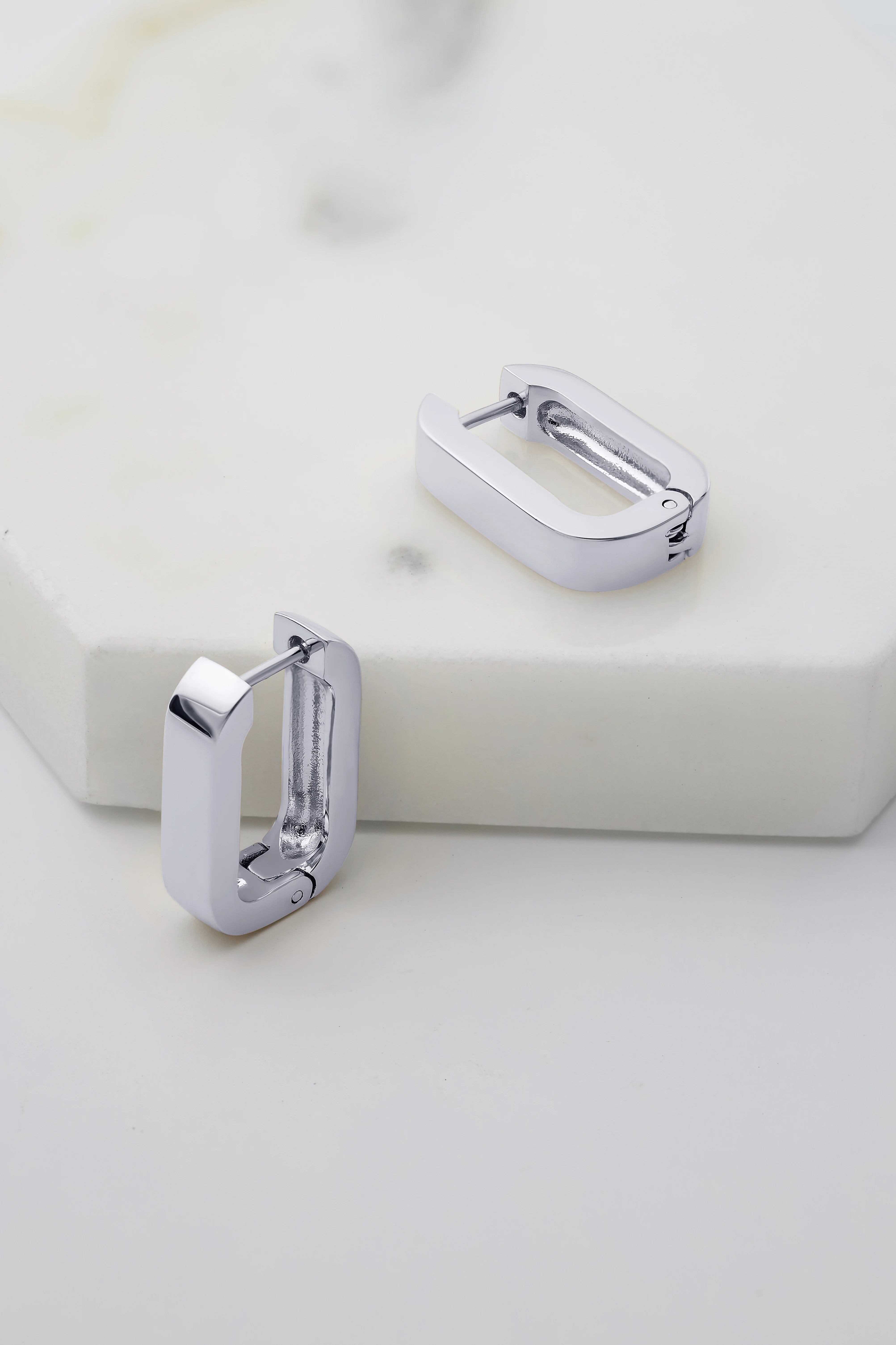 Zafino Cassie Hoops- Silver