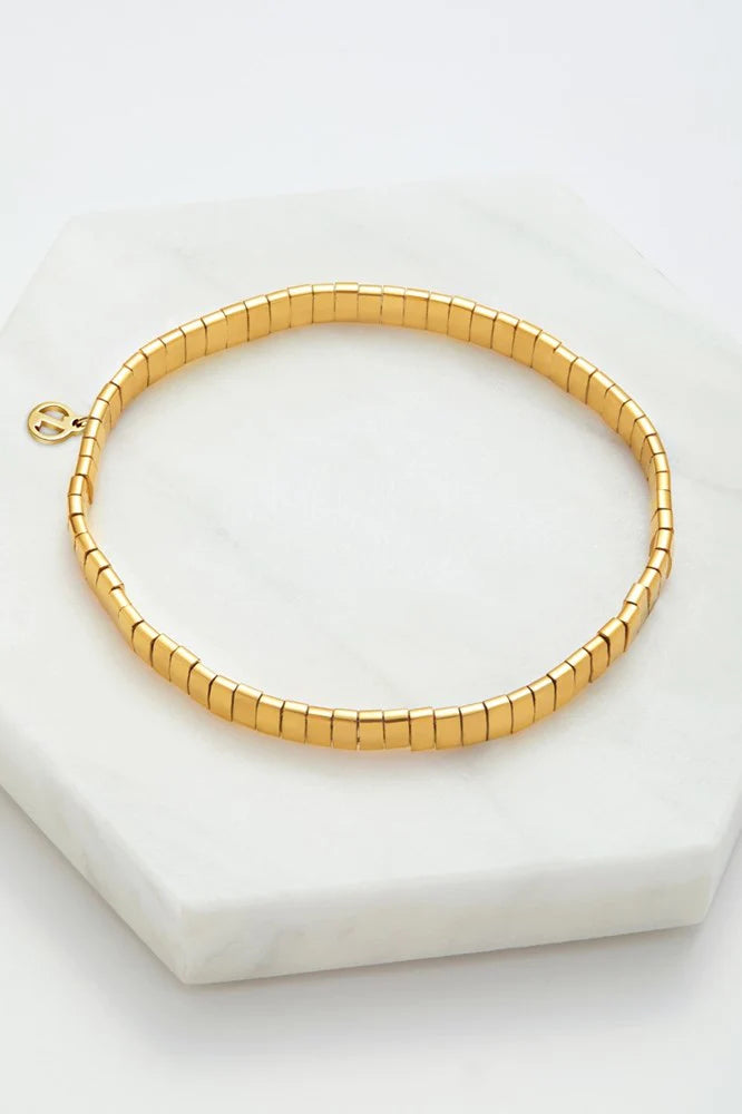 Zafino Tile Bracelet- Gold