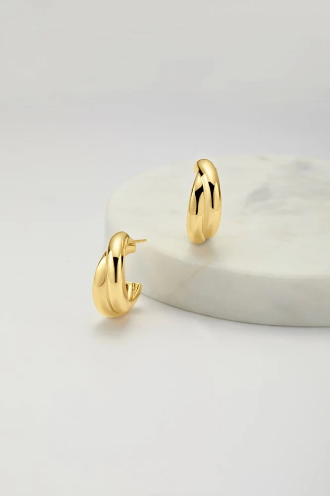 Zafino Peyton Hoop Gold