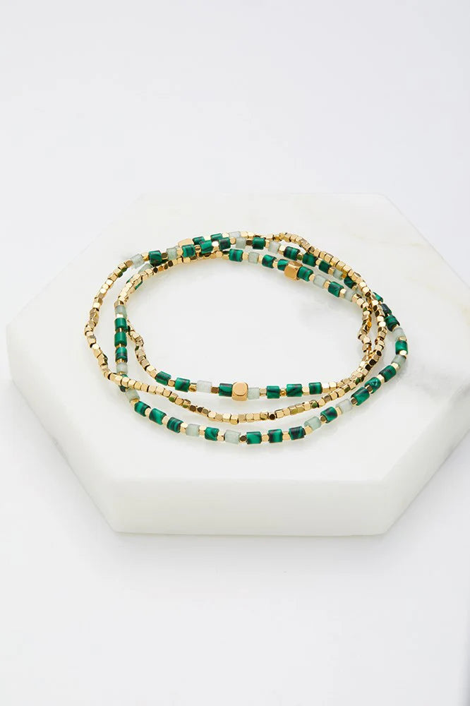 Zafino Ophelia Wrap Bracelet- Aqua