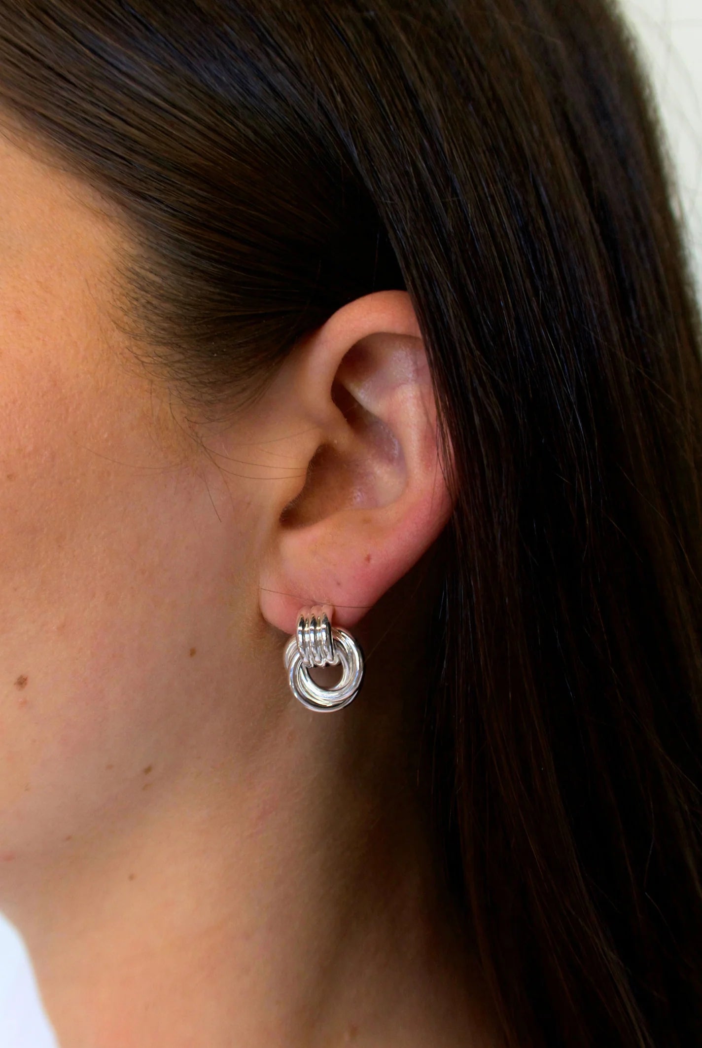 Zafino Poppy Earrings- Silver