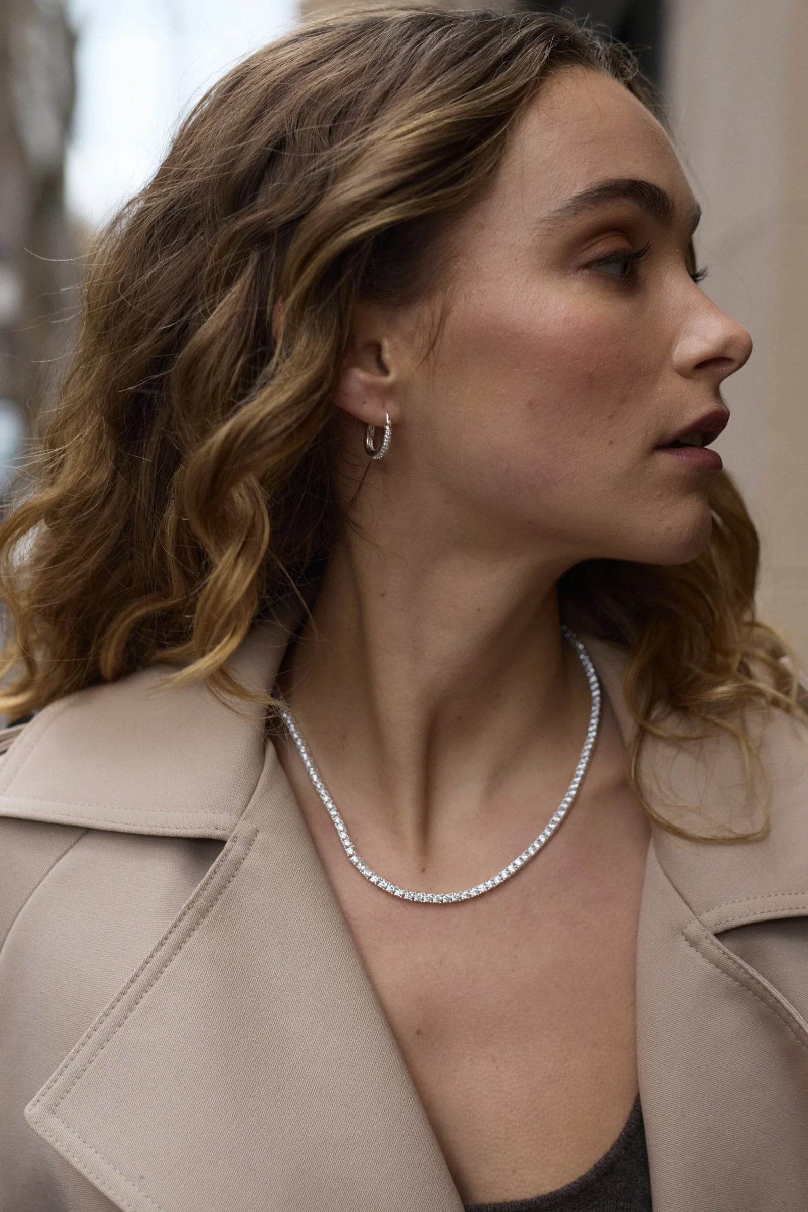 Zafino Dani Tennis Necklace Gold