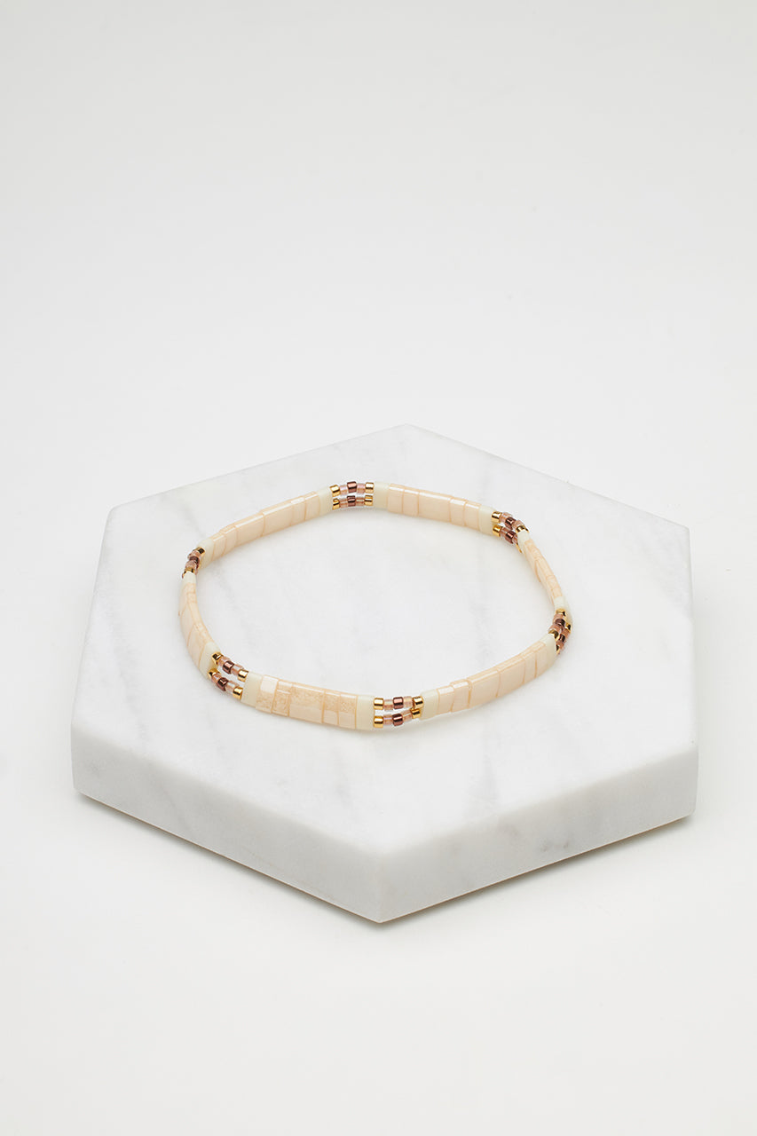 Zafino Tile Bracelet - Blush