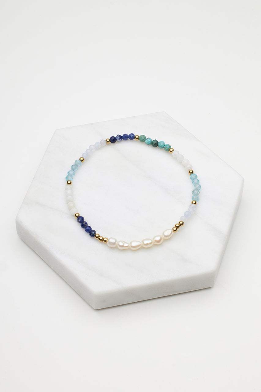 Tiana Bracelet- Teal/Navy