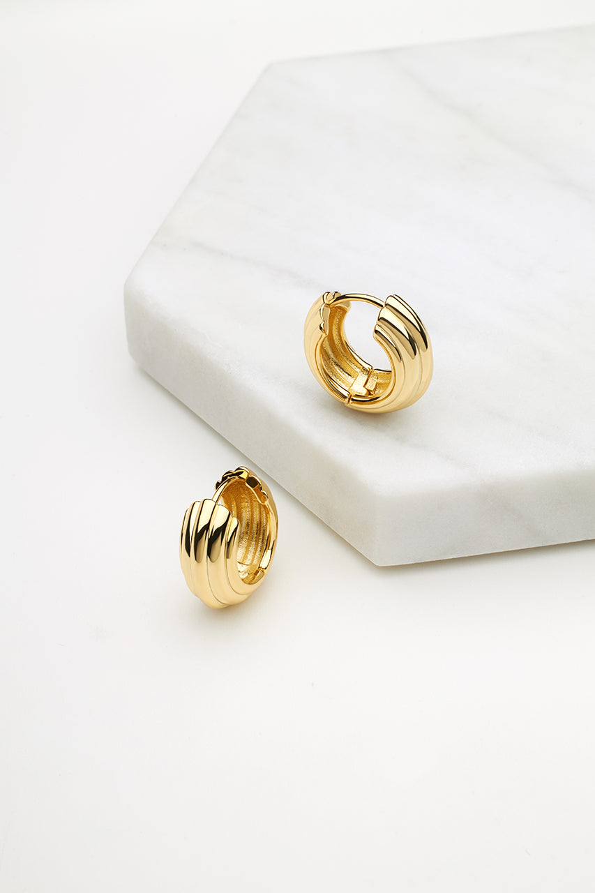Zafino Eliza Hoop Gold