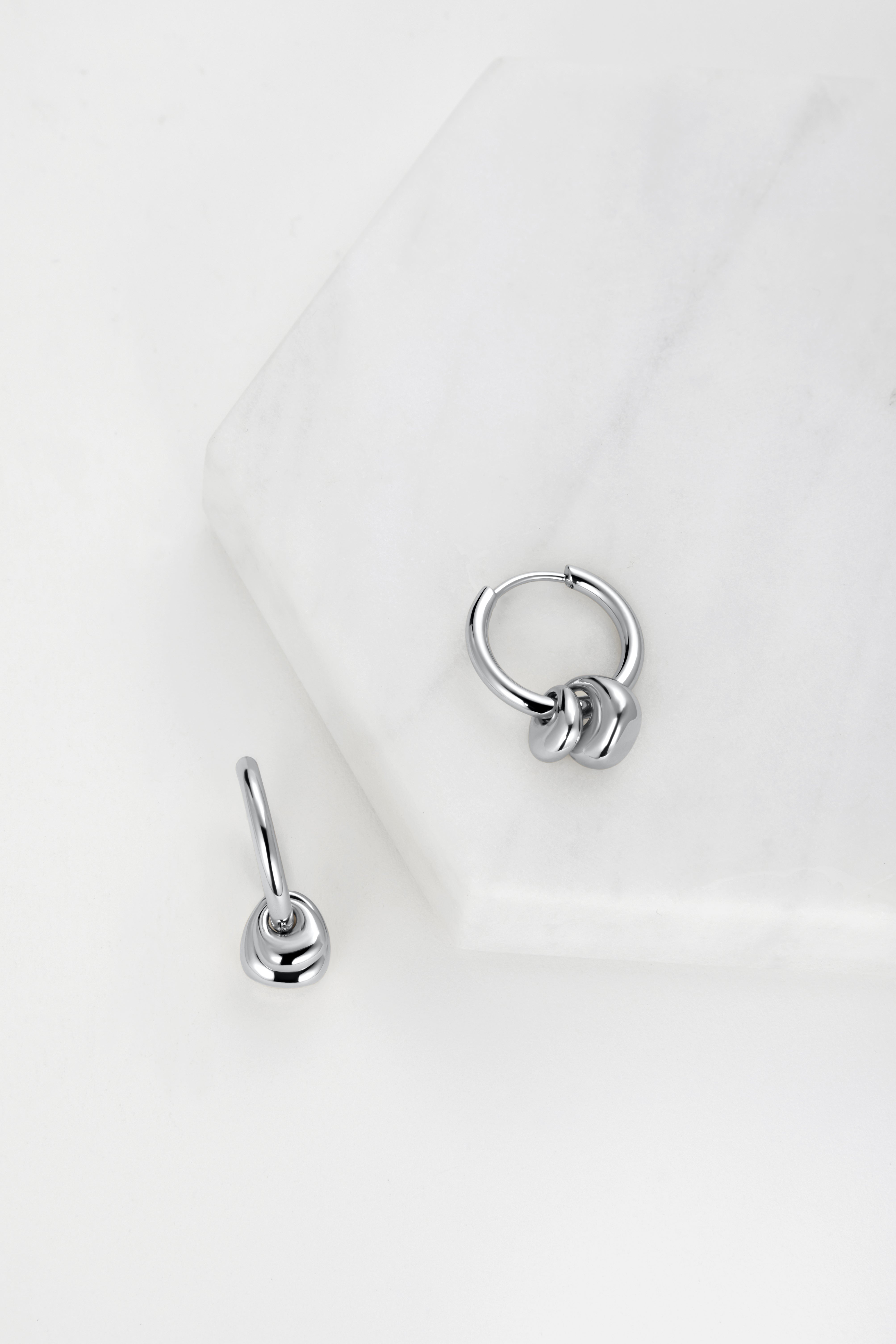 Zafino Sadie Large Earring- Silver