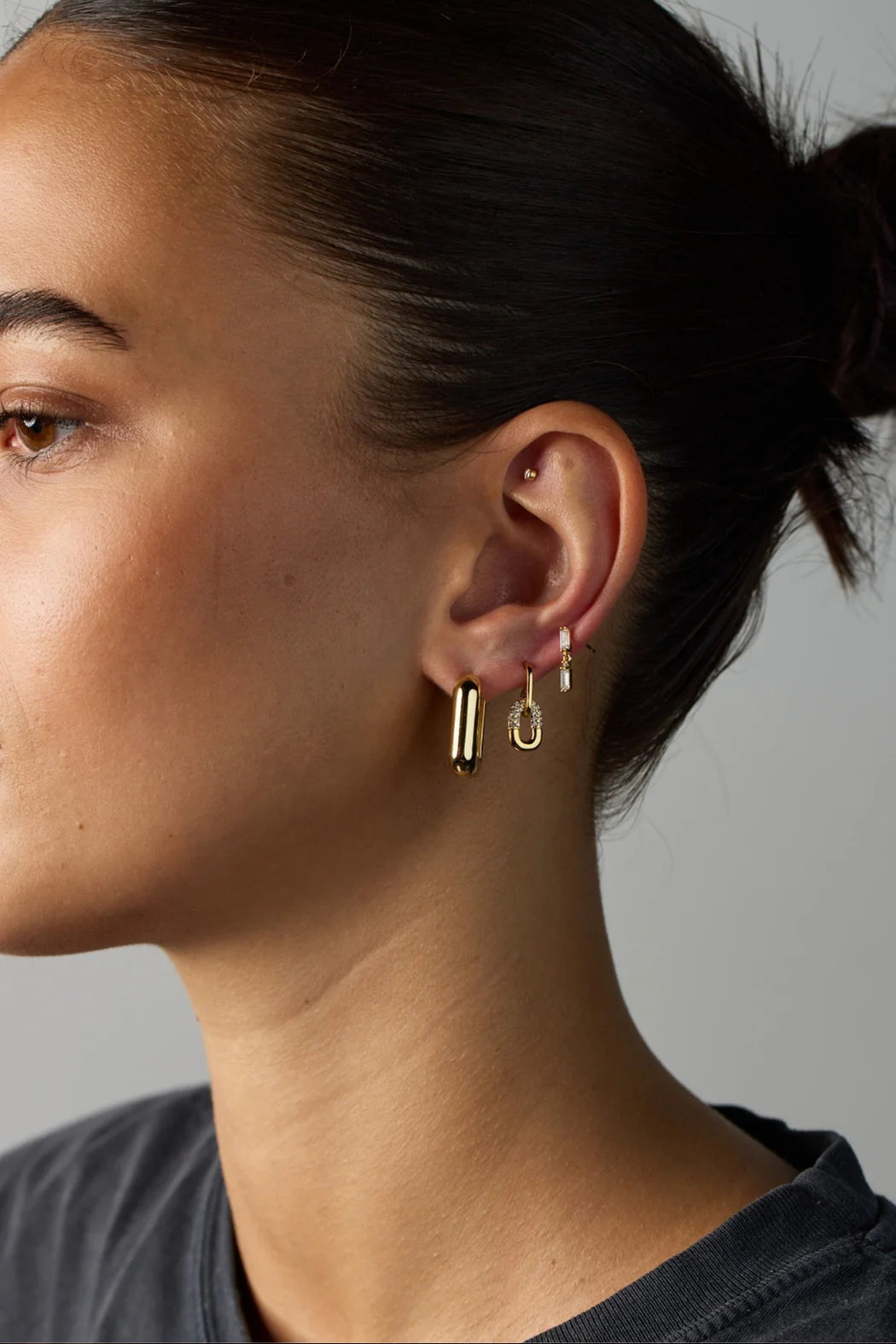Zafino Tammy Stud Earring - Silver
