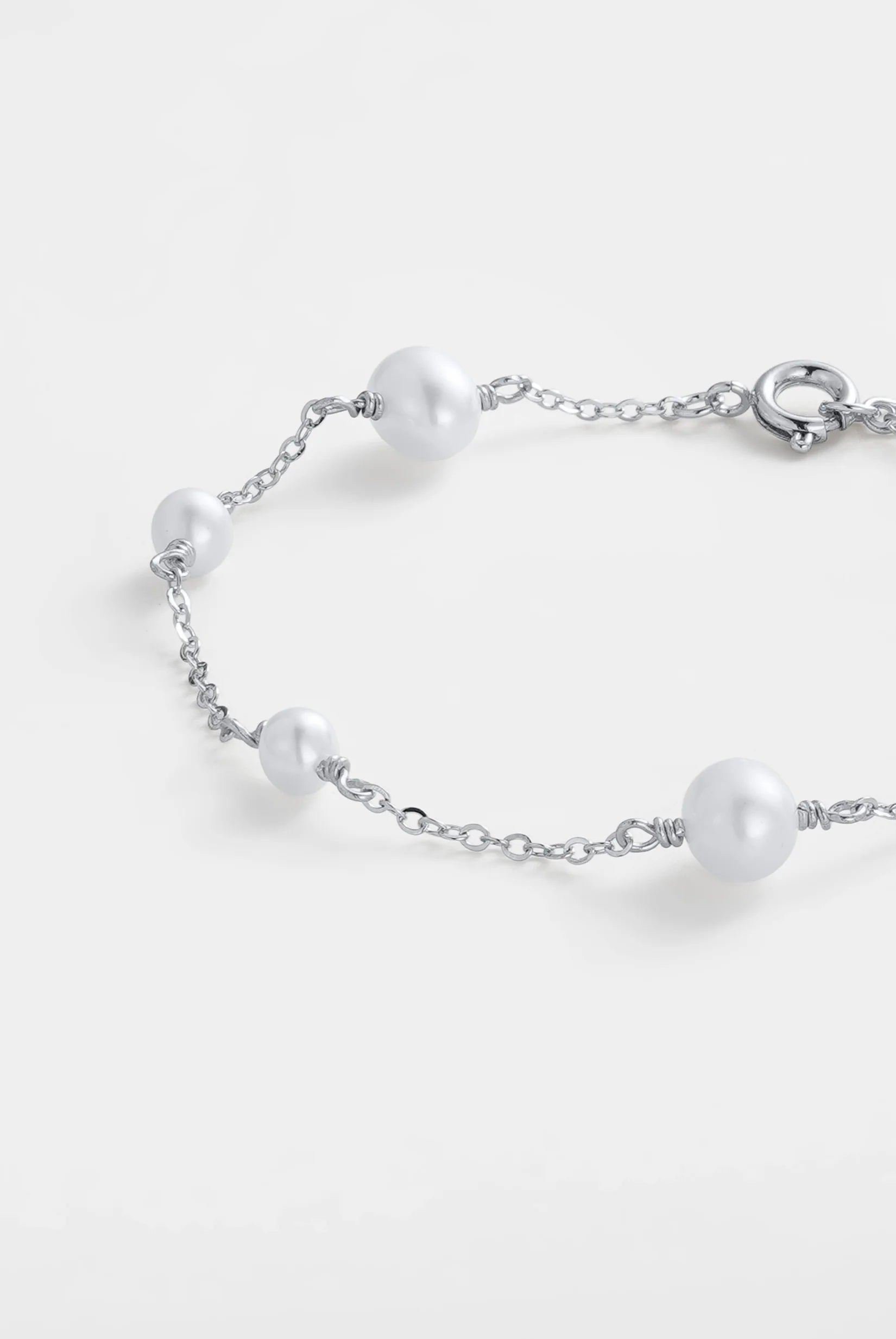 Zafino Luna Pearl Bracelet Silver