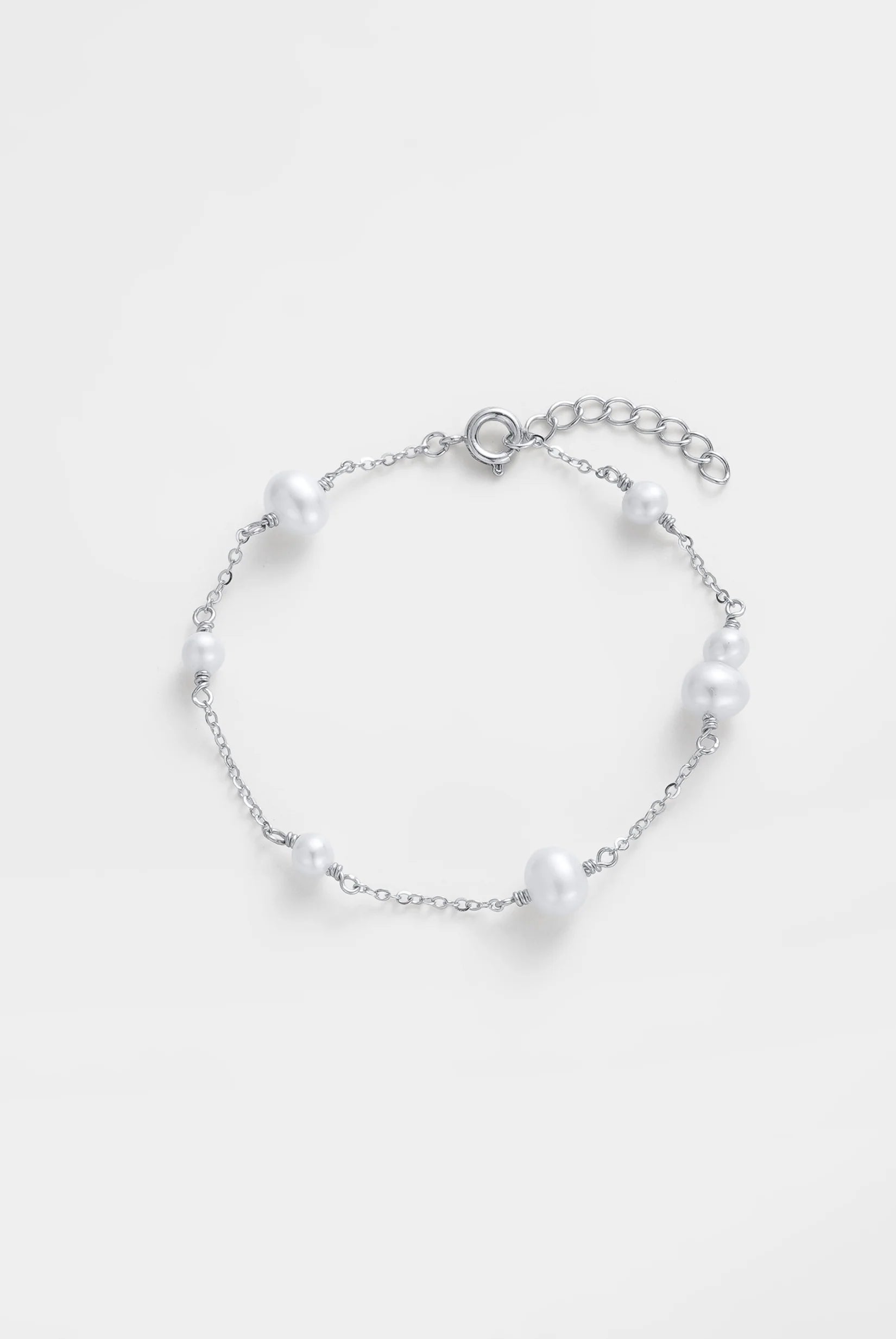 Zafino Luna Pearl Bracelet Silver