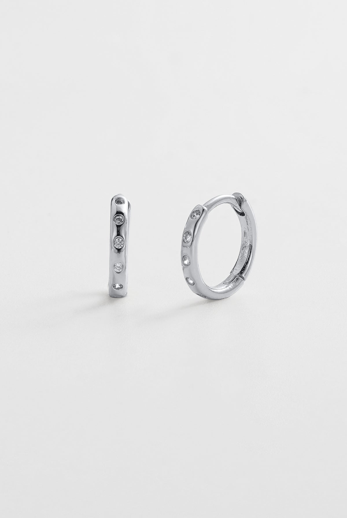 Zafino Talia Huggie Silver