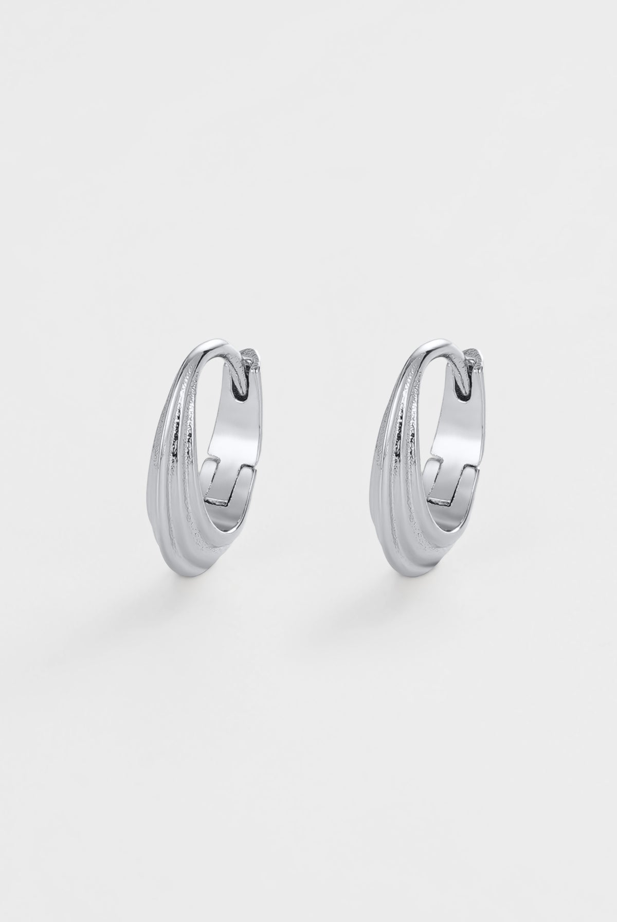 Zafino Marley Silver Hoop- Small