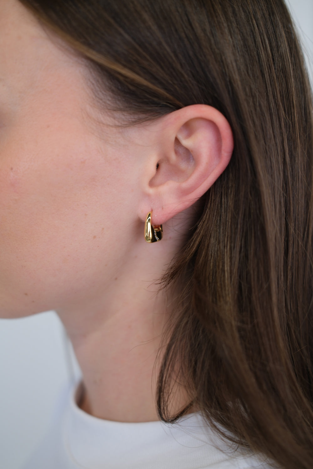 Zafino Demi Hoop - Gold