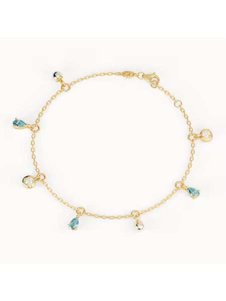 By Charlotte 18k Breathe in Stillness Anklet