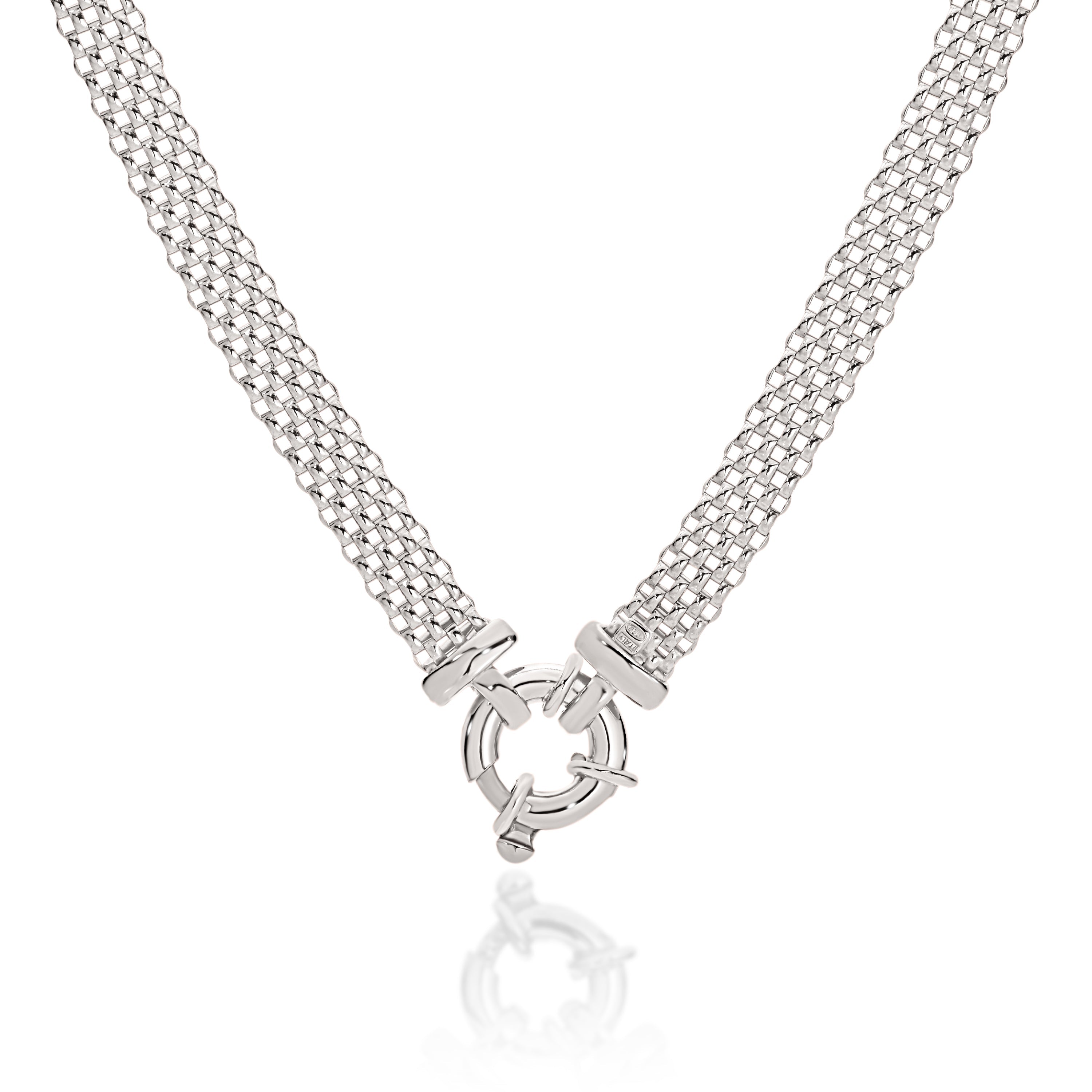 Sterling Silver Popcorn Necklace