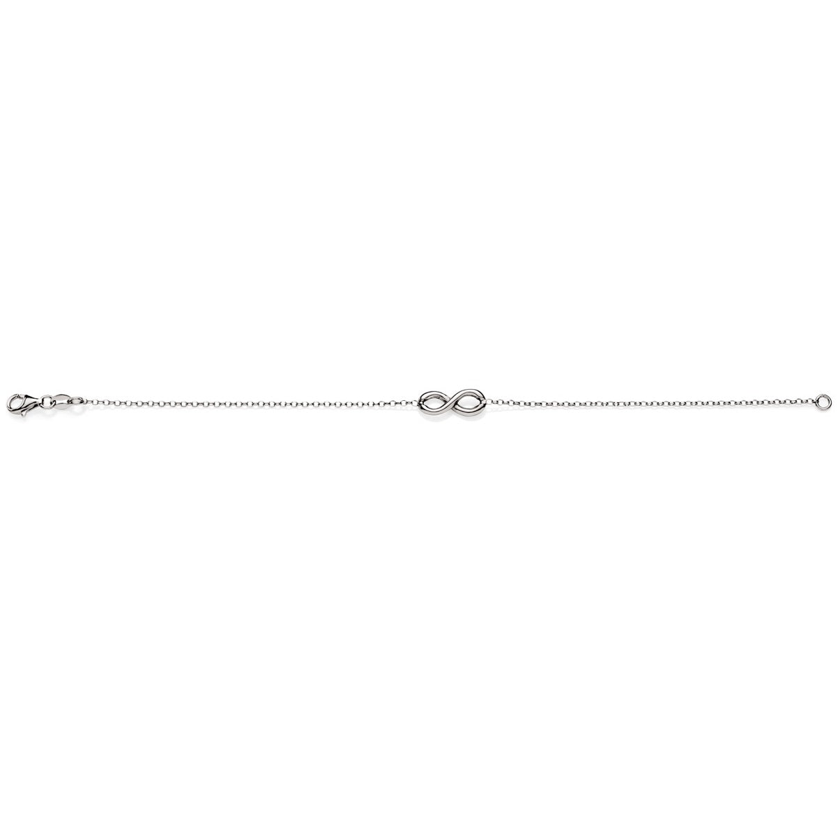 Sterling Silver Infinity Bracelet