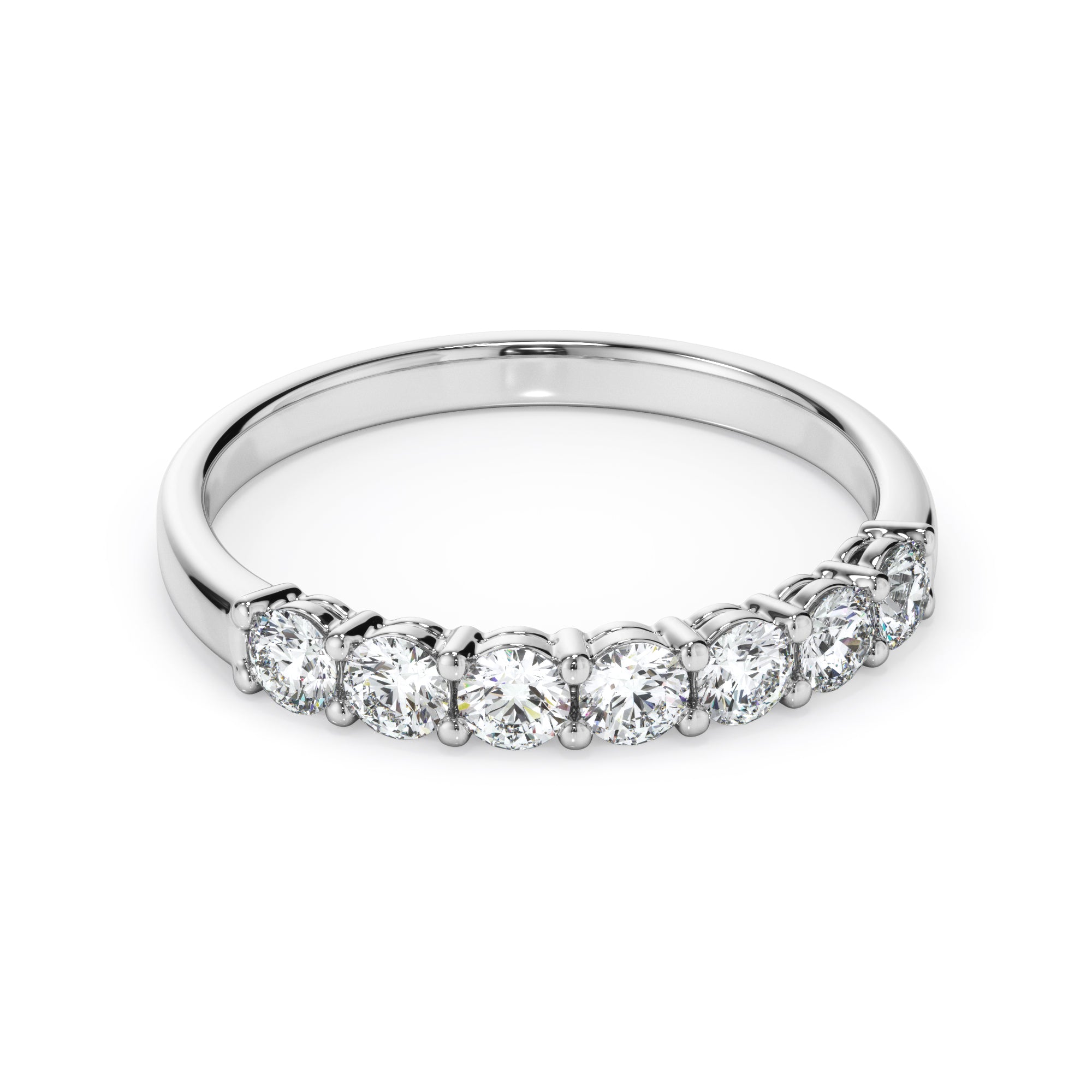 18ct White Gold 0.56ct Round Brilliant Cut Diamond Ring