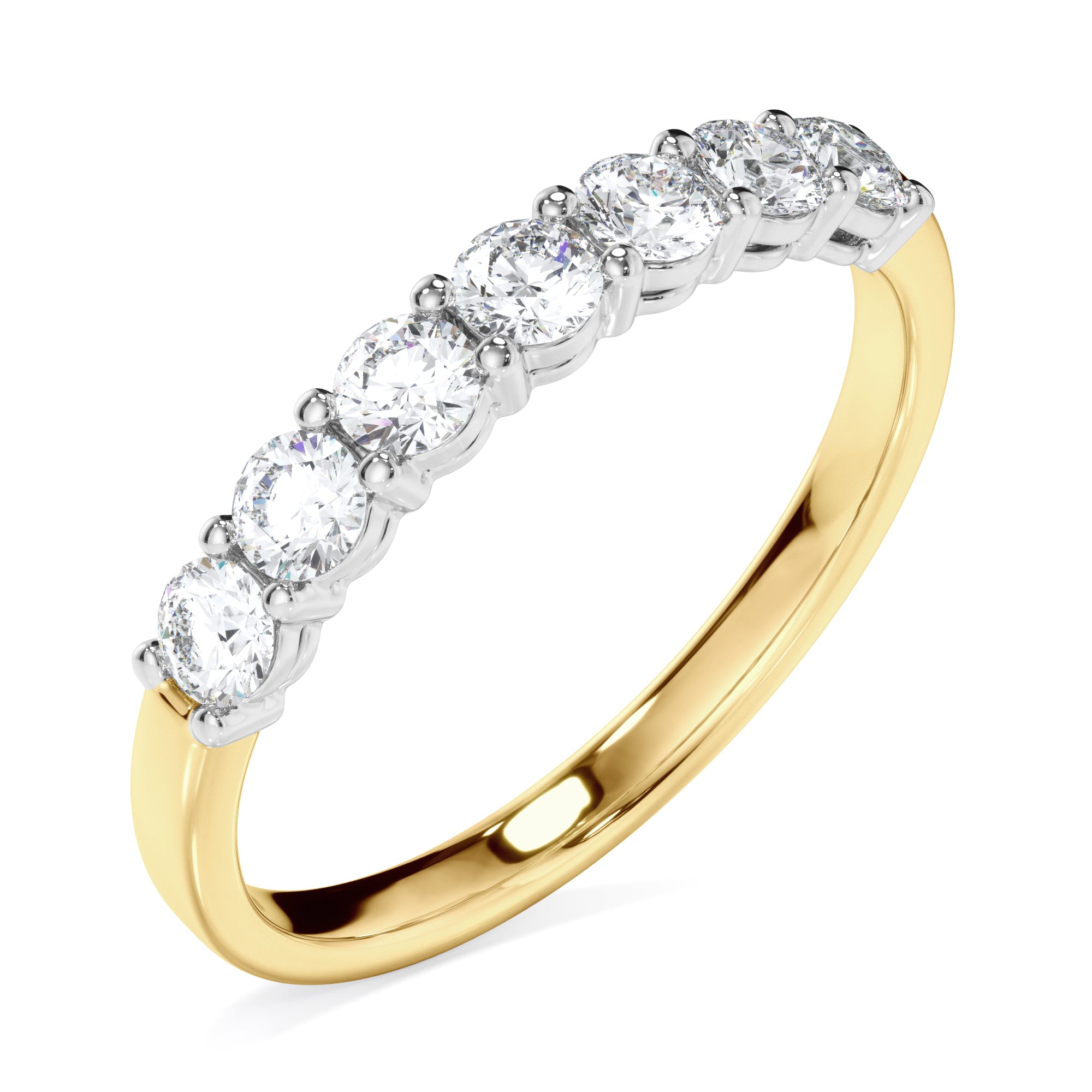 18ct Yellow Gold 0.56ct Round Brilliant Cut Diamond Ring