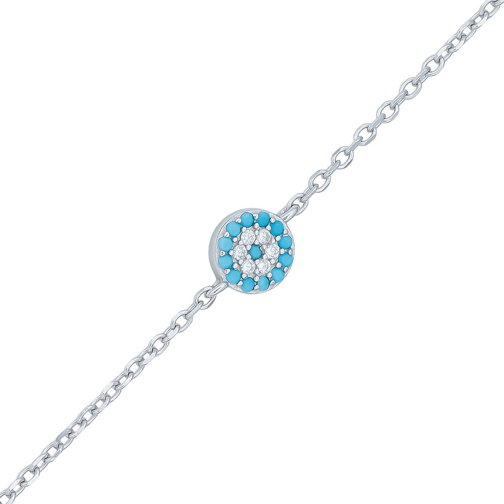 CZ Evil Eye Bracelet