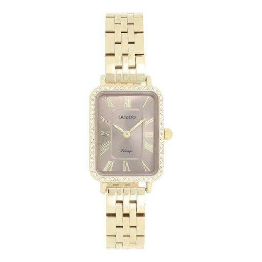 OOZOO Gold/Taupe Watch