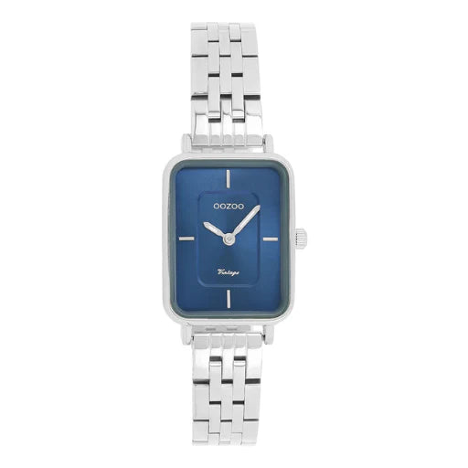 OOZOO Blue/Silver Watch