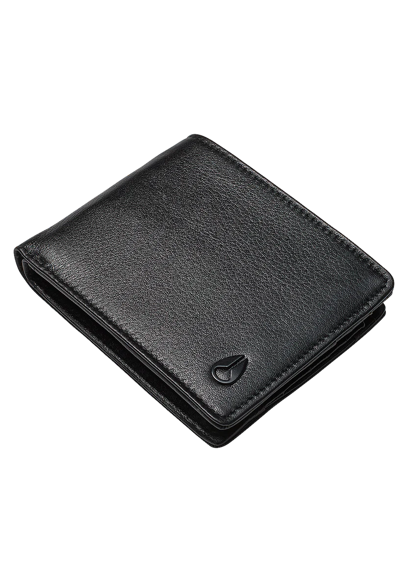 Nixon Pass Leather Black Wallet