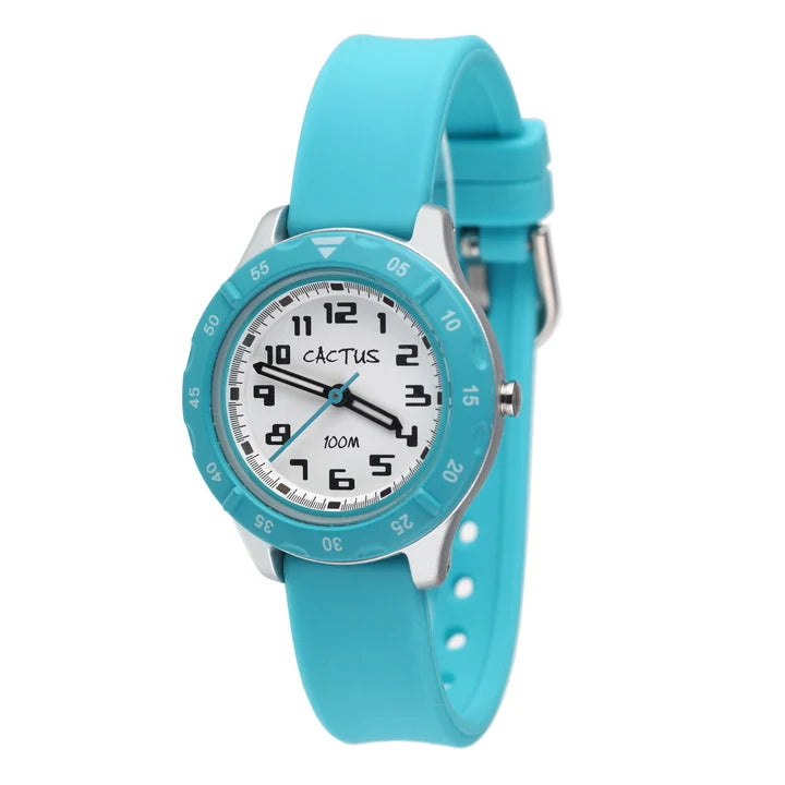 Cactus Urban - Kids Waterproof Watch - Aqua Blue