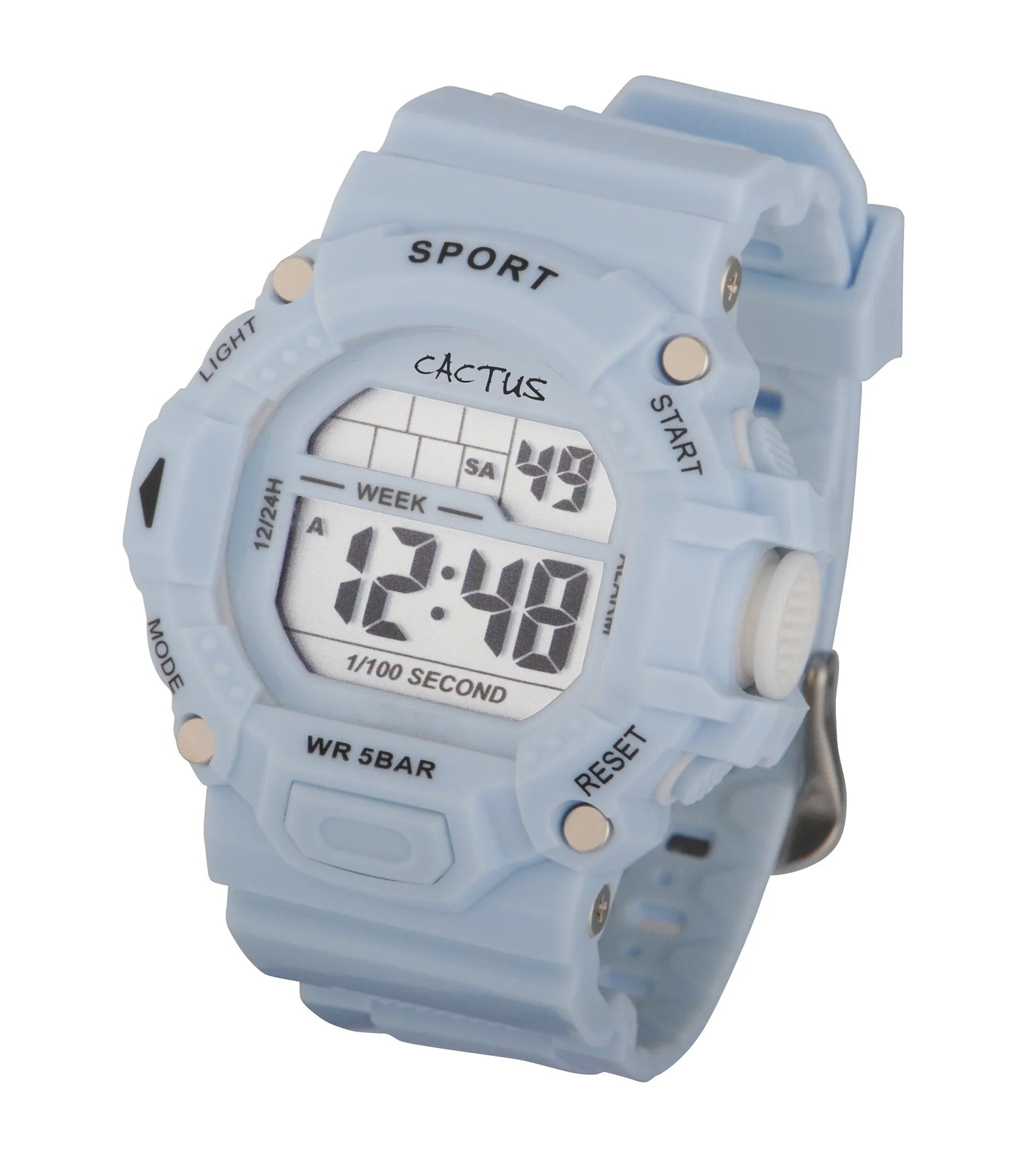 Cactus Explorer - Kids Midsize Digital Watch - Blue