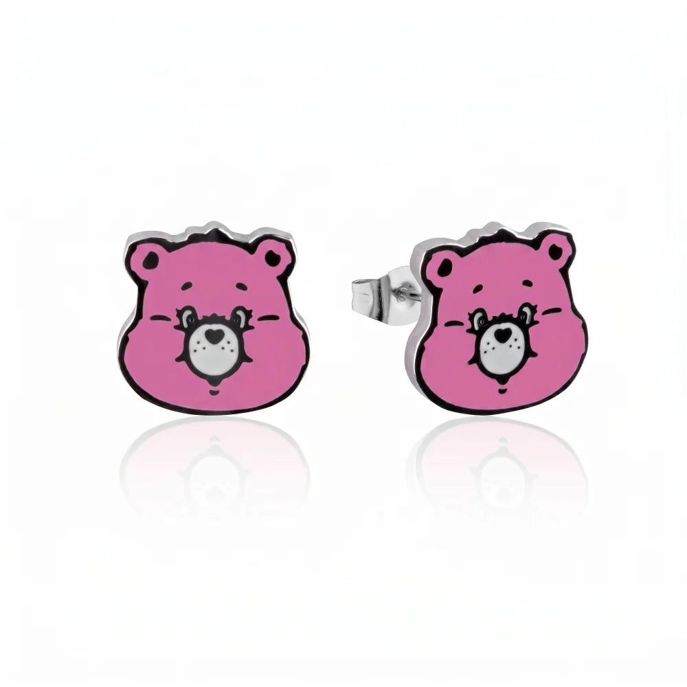 Couture Kingdom ECC Care Bears Hopeful Heart Bear Stud Earrings
