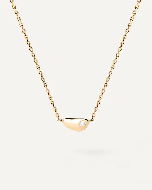 PdPaola Delta Necklace- Gold