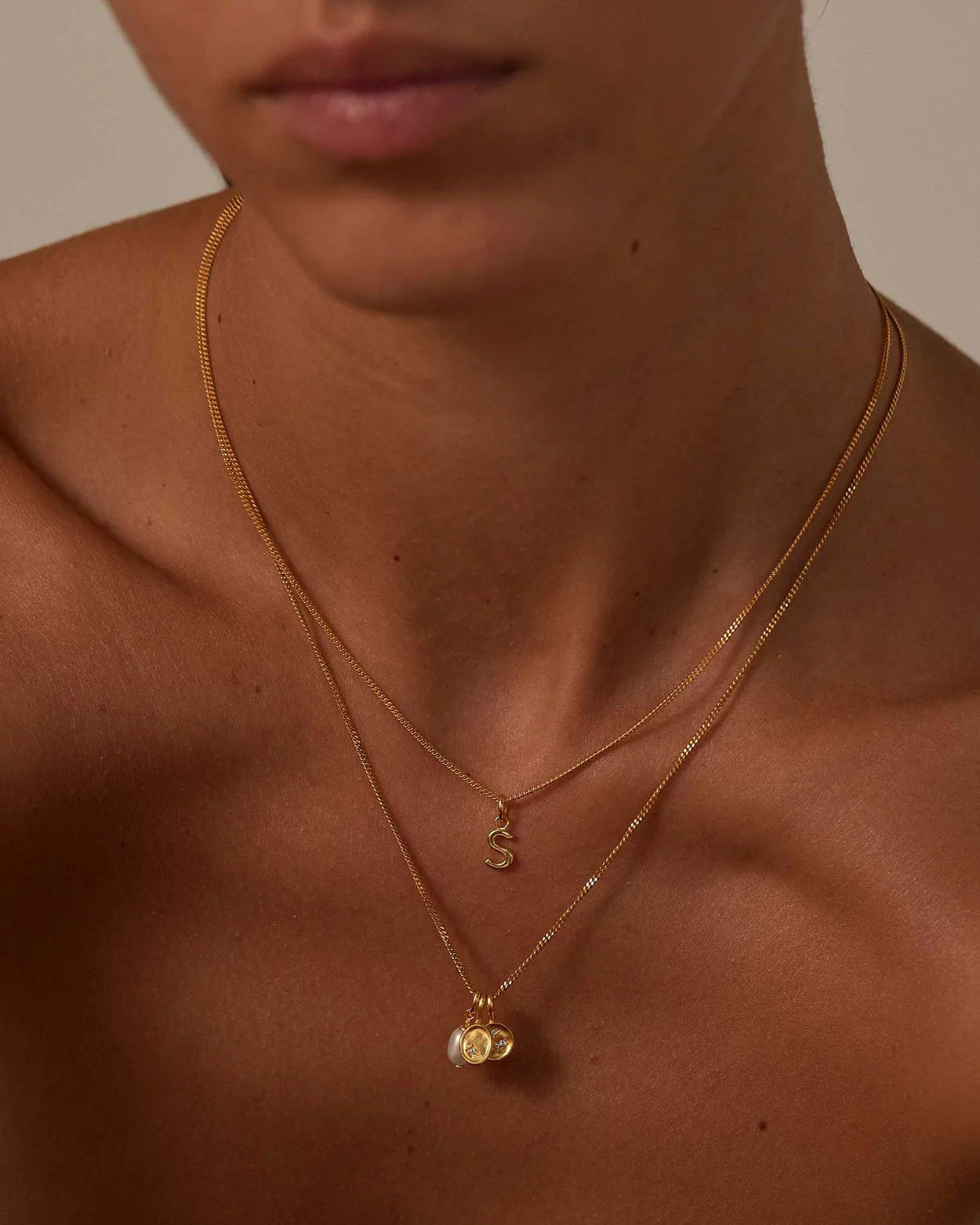 Kirstin Ash Lilac Skies Charm (18k Gold Vermeil)