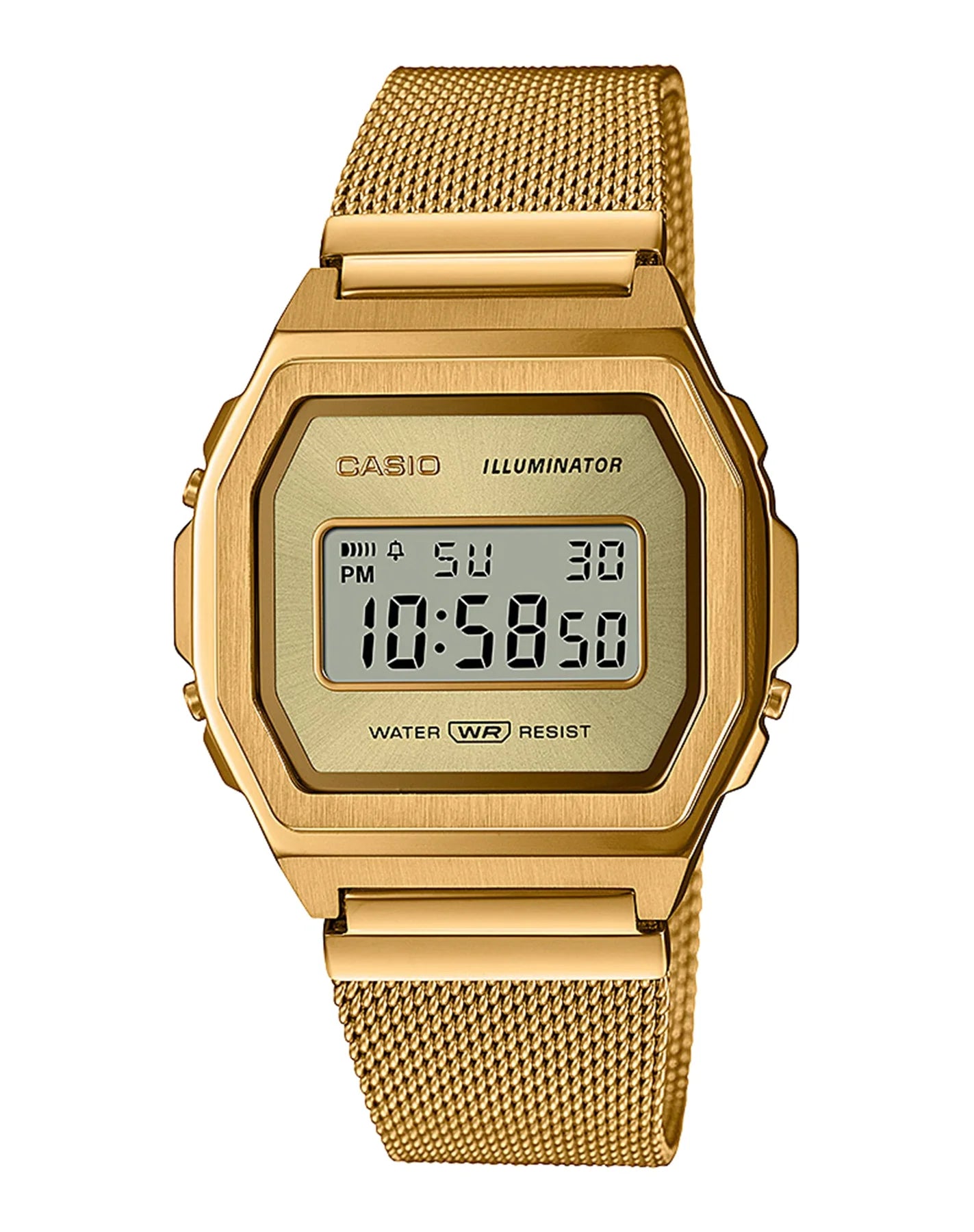 Casio Vintage Premium Digital Gold Watch A1000MG 9E