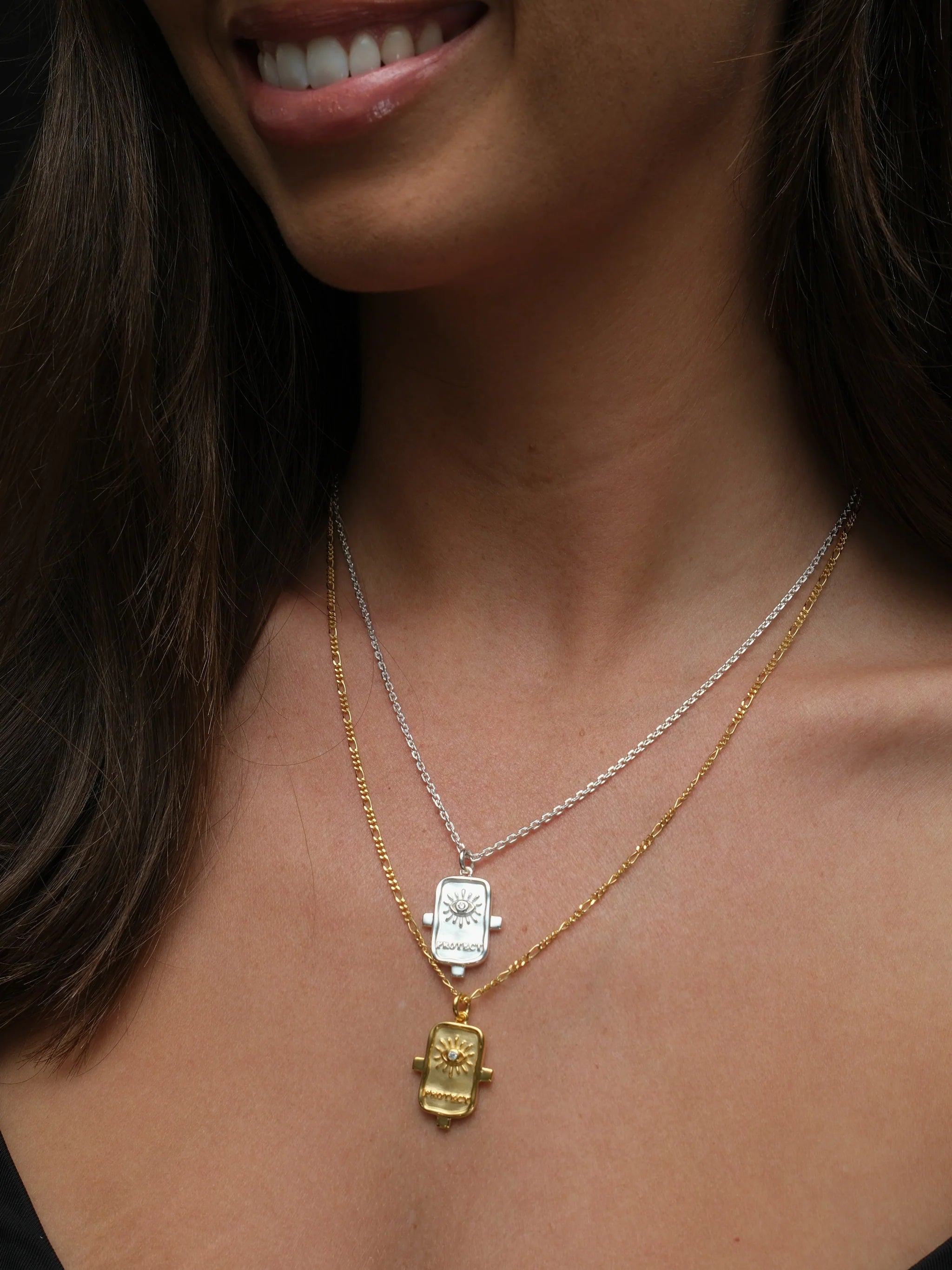 Sue Sensi Message of Protection Necklace