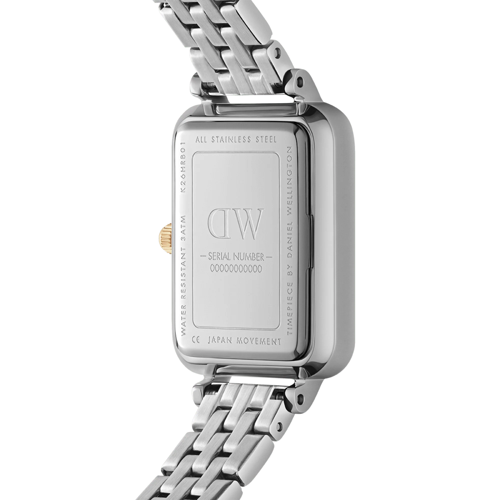 Daniel Wellington Quadro Lumine Bezel 5-Link Two-Tone MOP