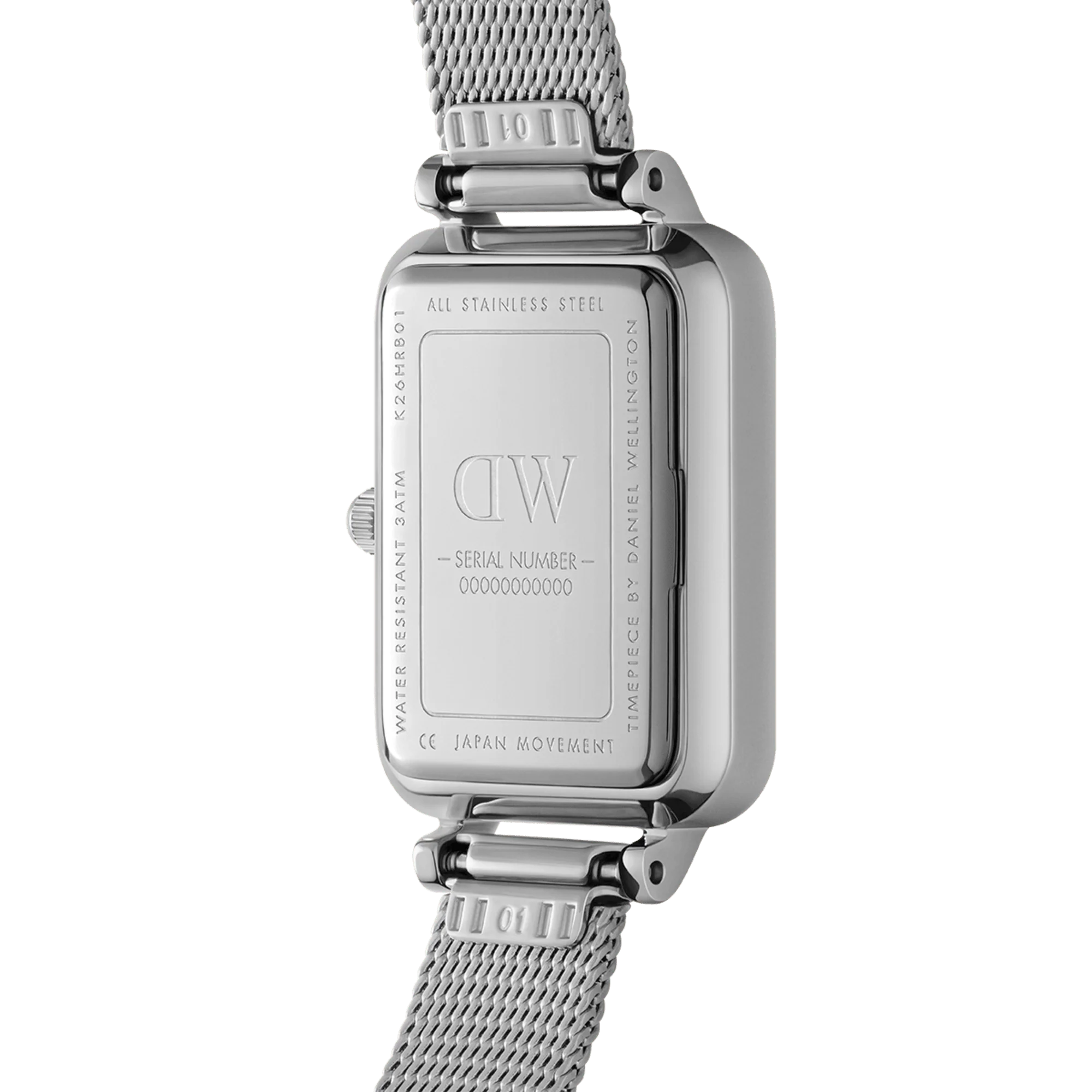 Daniel Wellington Quadro Lumine Bezel Sterling Black MOP