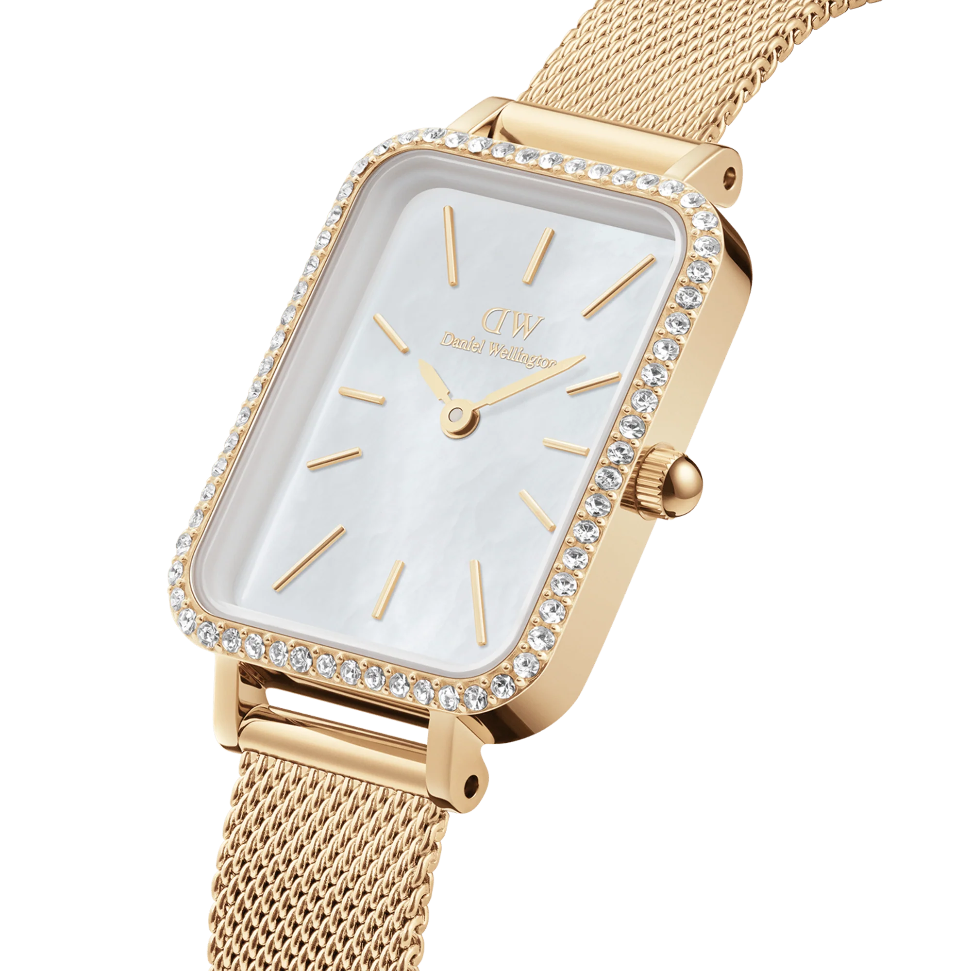 Daniel Wellington Quadro Lumine Bezel Evergold MOP