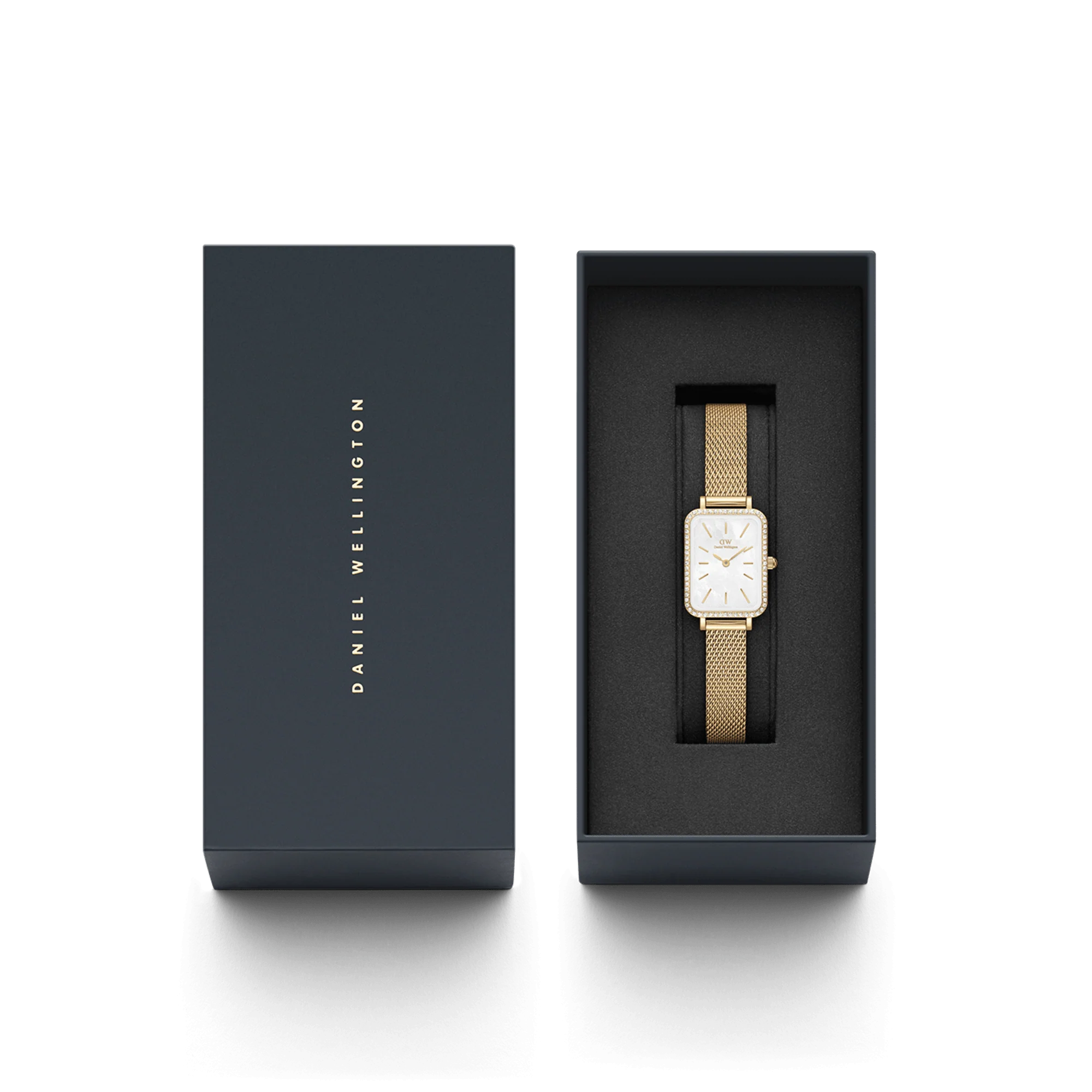 Daniel Wellington Quadro Lumine Bezel Evergold MOP