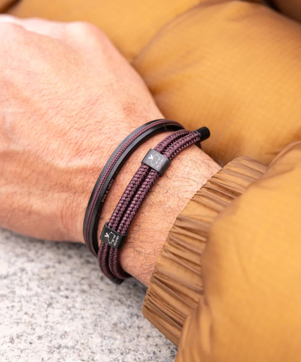 Pig and Hen Little Lewis DBL Mahogany | Black