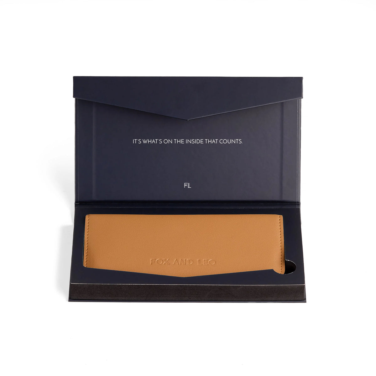 Fox and Leo Slimline Wallet - Tan