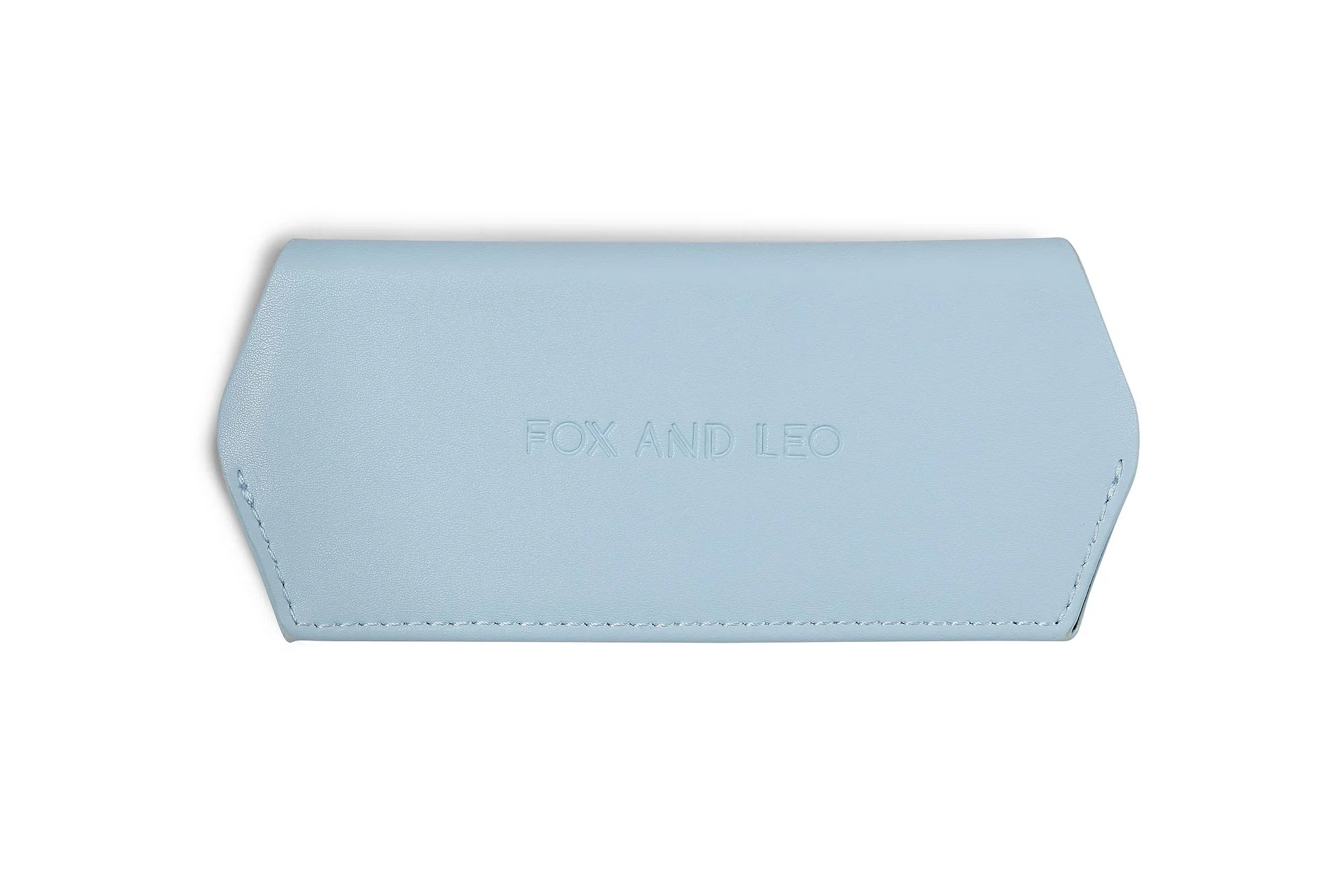 Fox and Leo Glasses Case- Sky Blue