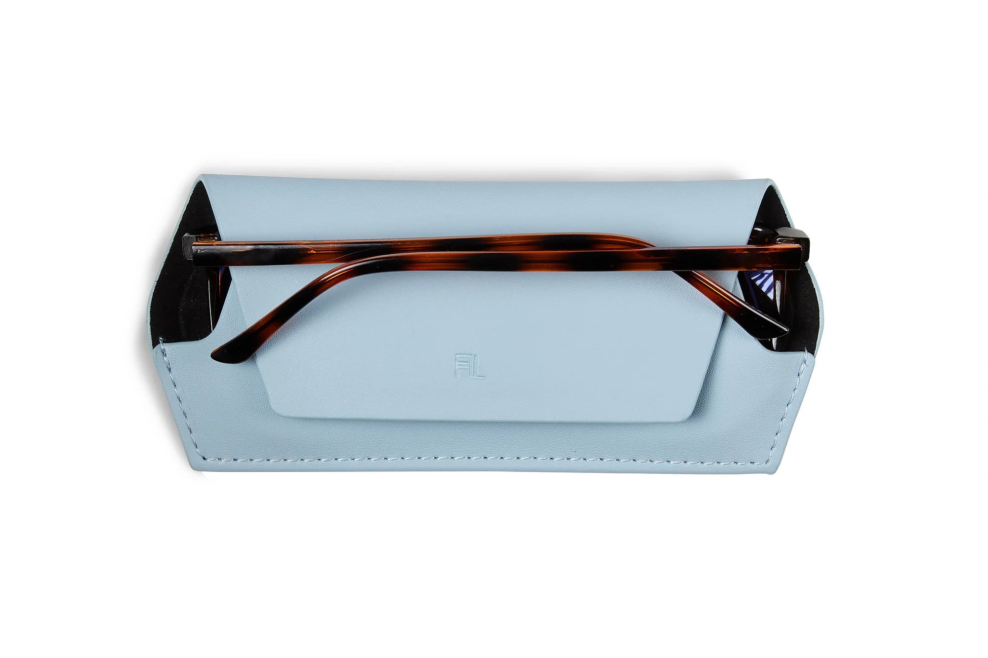 Fox and Leo Glasses Case- Sky Blue