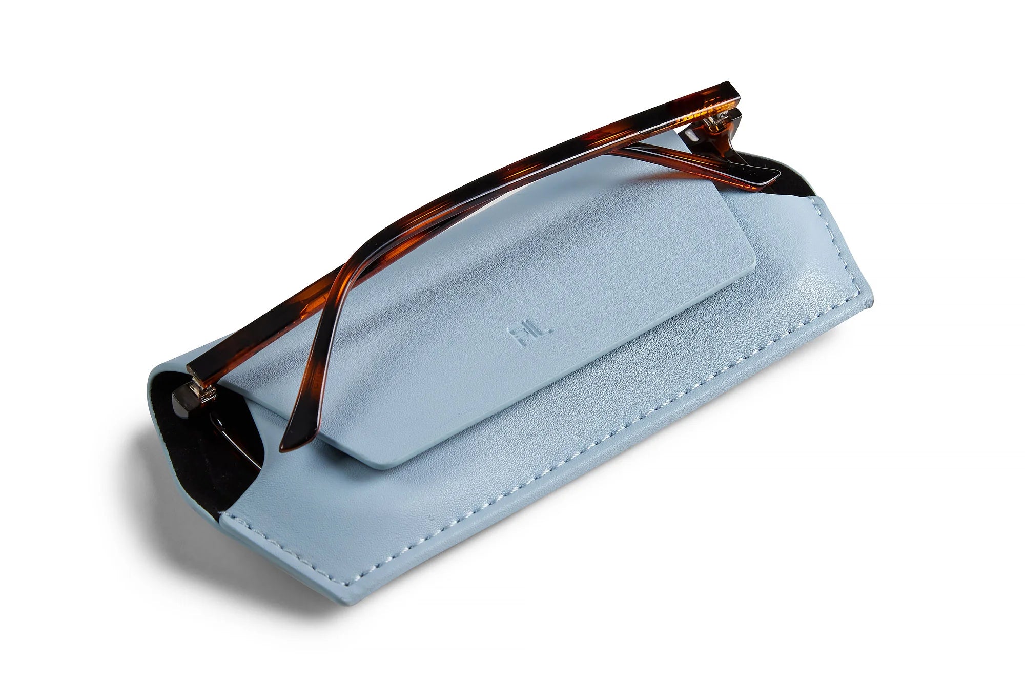 Fox and Leo Glasses Case- Sky Blue