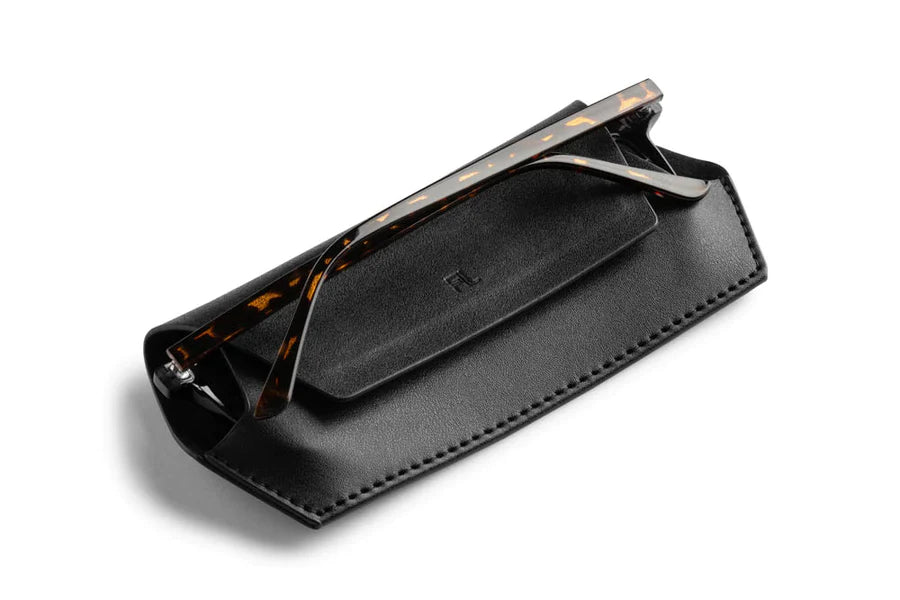 Fox and Leo Glasses Case- Black