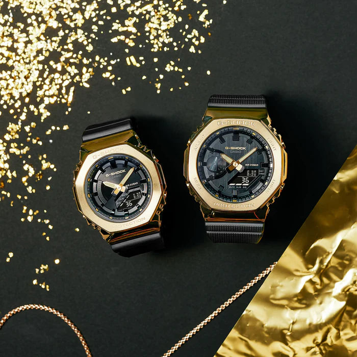 G-Shock GMS2100GB1A gold Duo Mid Size Watch