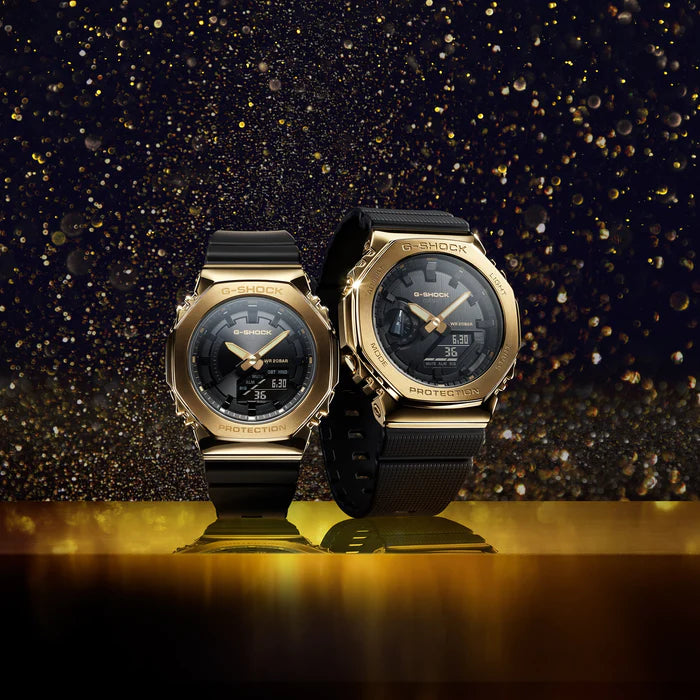 G-Shock GMS2100GB1A gold Duo Mid Size Watch