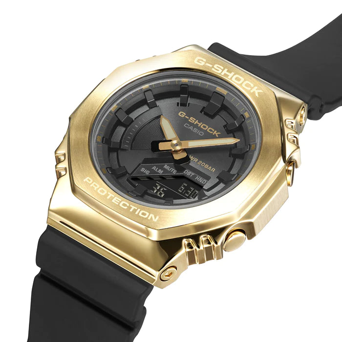 G-Shock GMS2100GB1A gold Duo Mid Size Watch