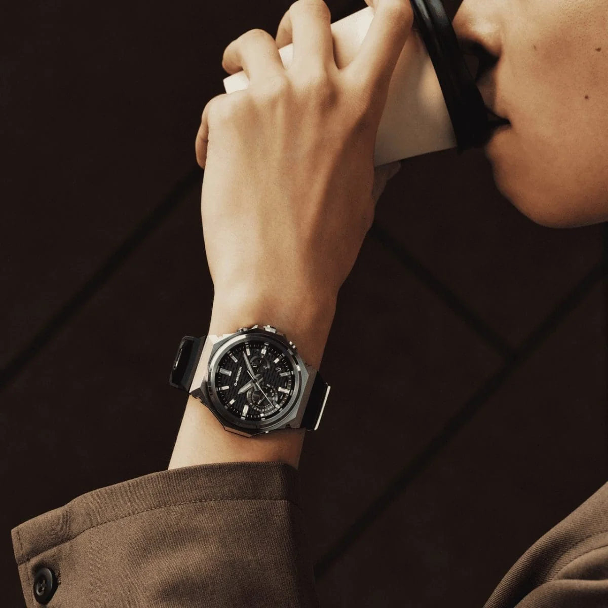 G Shock Analogue- Black Dial