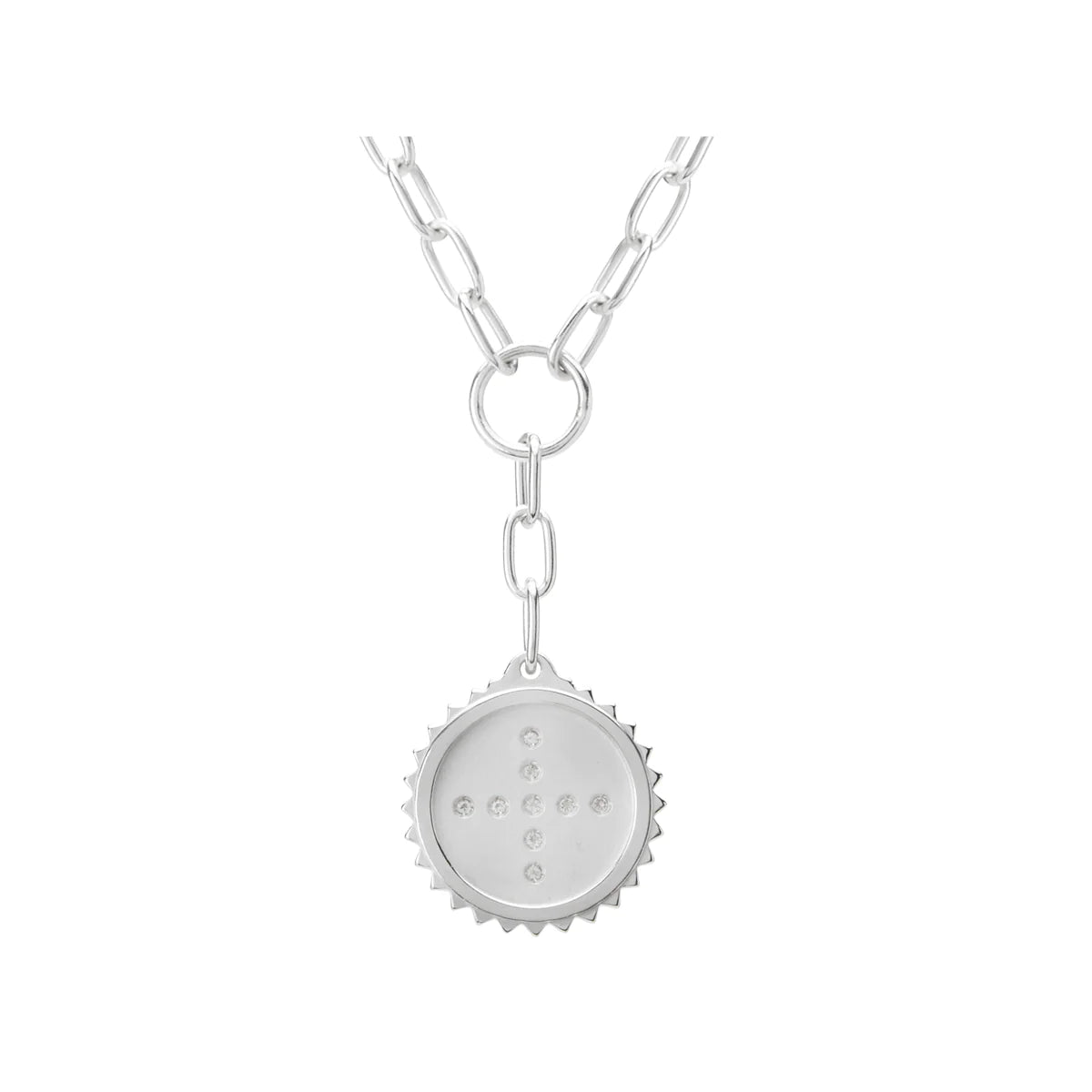 Murkani Halcyon Drop Necklace in Sterling Silver